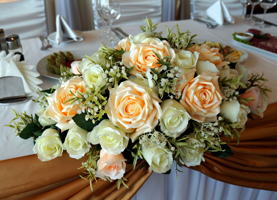 Роль цветов на свадьбе